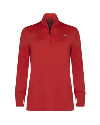 Bluza sport dama,  WOR Run 1/4 Zip, material respirabil,