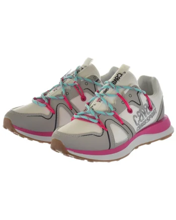 Pantofi sport dama,  Class Sport, trekking, gri-roz, material sintetic-textil