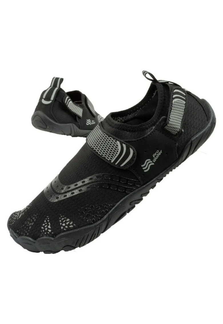 Pantofi de apa pentru inot  [PRO-25-48-208M], negri, Negru