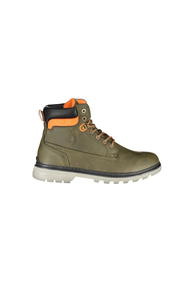 Bocanci sport barbati,  50% Poliester, 50% Poliuretan, Verde, ZIGGY002MCU2, Verde