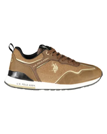 Sneakers barbati, U.S. POLO BEST PRICE, 50% Poliester, 50% Poliuretan, Maro, 23735, Maro