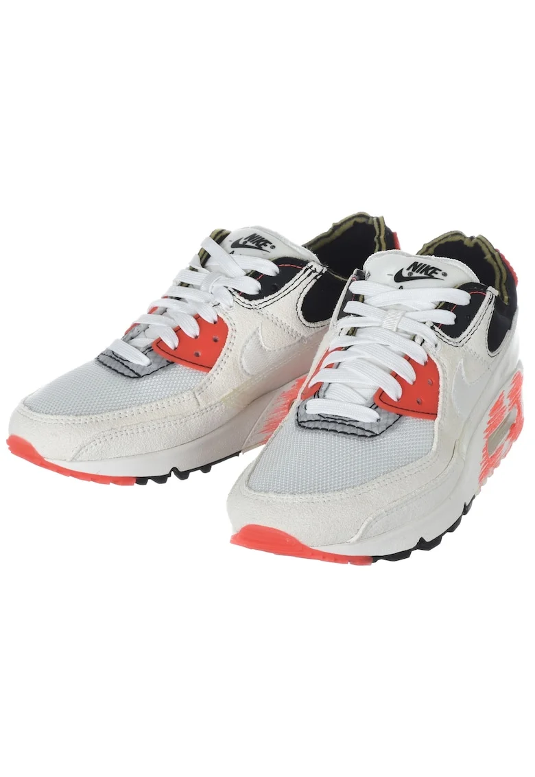 Pantofi sport dama  AIR MAX III PRM, textil/sintetic, alb/portocaliu