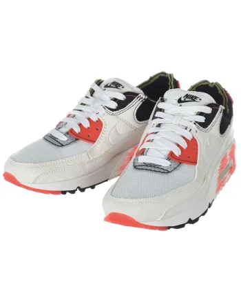 Pantofi sport dama  AIR MAX III PRM, textil/sintetic, alb/portocaliu