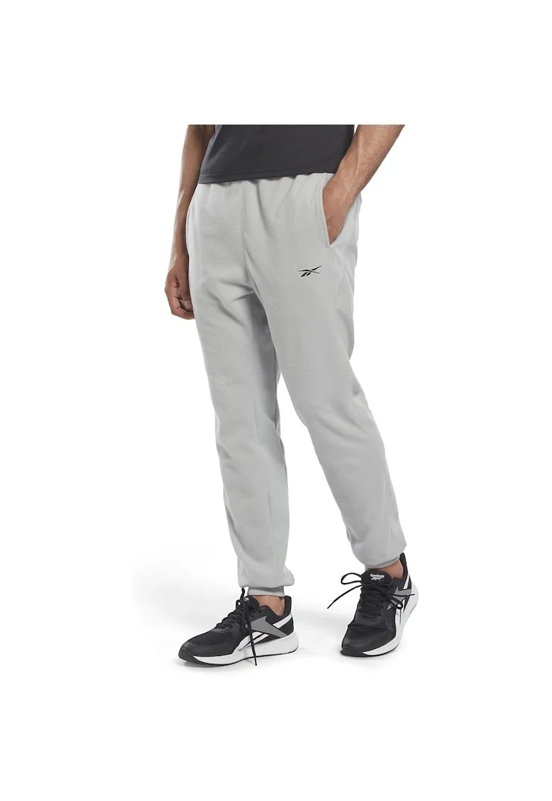 Pantaloni sport barbati HN9156,  Bumbac/Elastan, Gri,