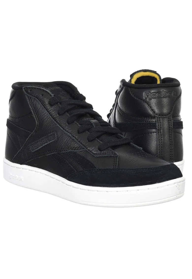 Pantofi sport dama FZ6029,  Piele naturala/Sintetic, Negru,