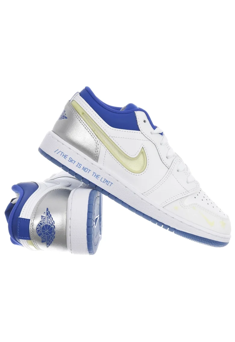 Pantofi sport dama HJ9955,  Piele naturala, Alb/Albastru