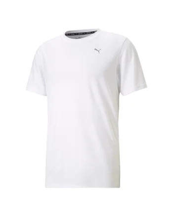Tricou cu decolteu la baza gatului si tehnologie dryCELL, pentru fitness Performance, Alb optic