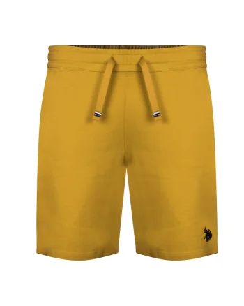 Pantaloni sport barbati,  bumbac, galben,
