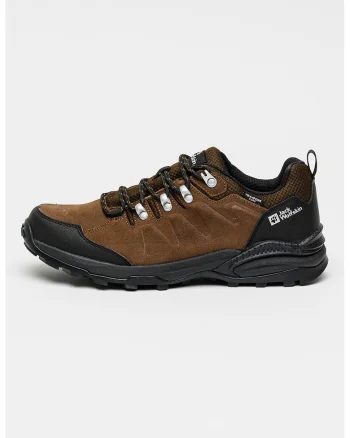Pantofi de piele intoarsa, pentru drumetii Refugio Texapore, Maro inchis/Negru