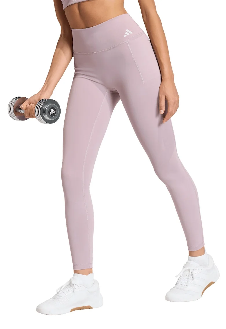 Colanti cu buzunare laterale, pentru fitness Optime, Lila pal