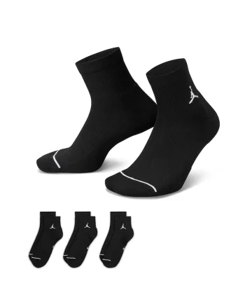 Set de sosete unisex pentru baschet - 3 perechi, Negru