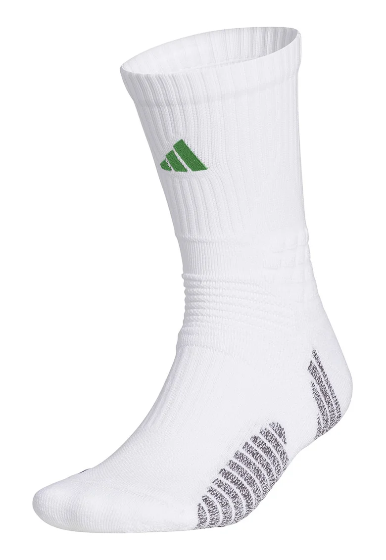 Sosete lungi unisex cu logo pentru baschet Select, Alb/Verde