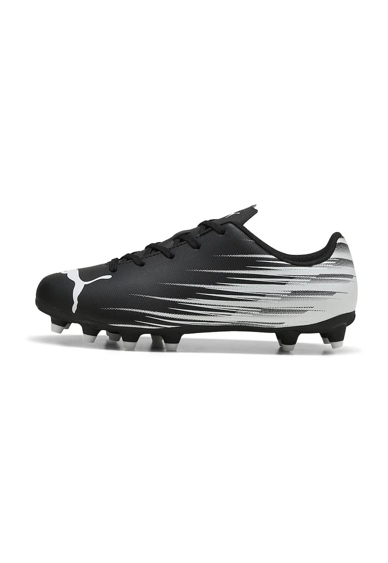 Pantofi cu imprimeu logo, pentru fotbal Attacanto II, Alb/Negru