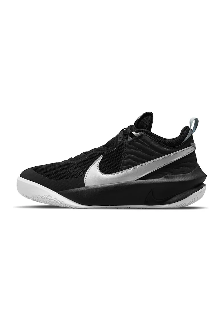 Pantofi cu insertii de piele Team Hustle D10, Negru,