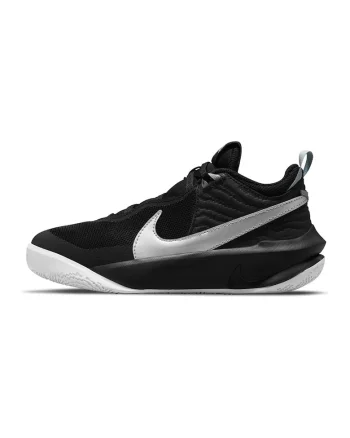 Pantofi cu insertii de piele Team Hustle D10, Negru,
