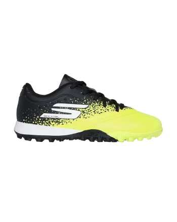 Pantofi cu logo pentru fotbal Razor 1.5 Jr, Negru/Galben neon