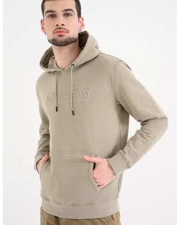 Hanorac cu buzunar kangaroo, pentru fitness, Verde sparanghel