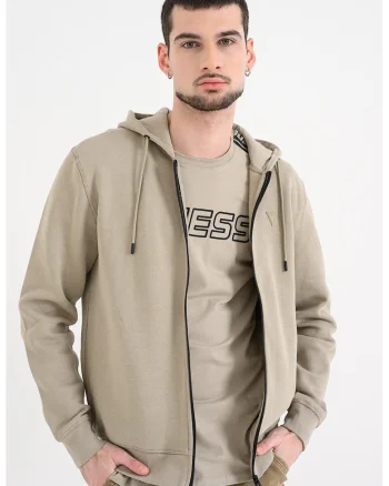 Hanorac cu fermoar. pentru fitness, Verde sparanghel