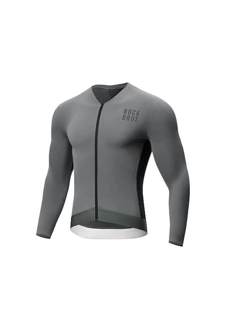 Bluza ciclism  - 649985, Gri antracit