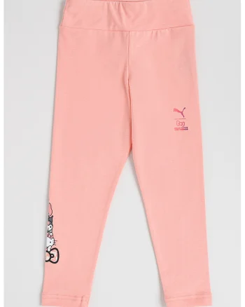 Colanti cu talie inalta Hello Kitty, Roz somon