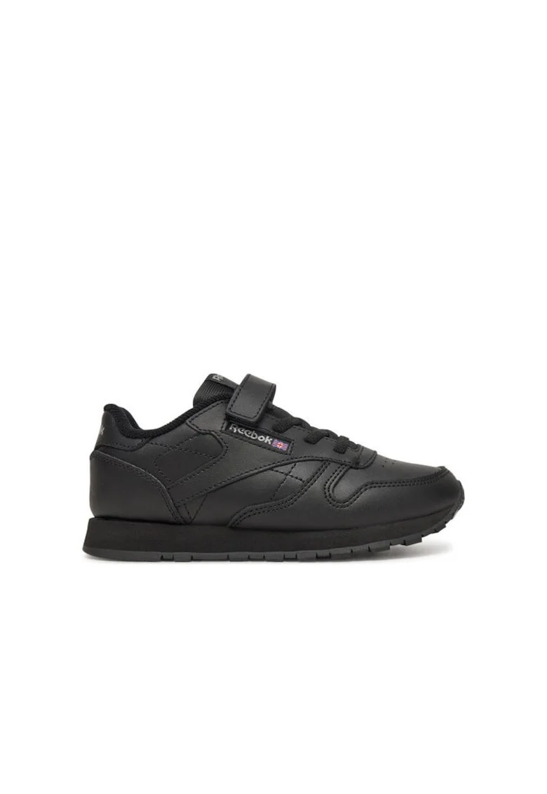 copii,  adidasi unisex, negru, piele naturala