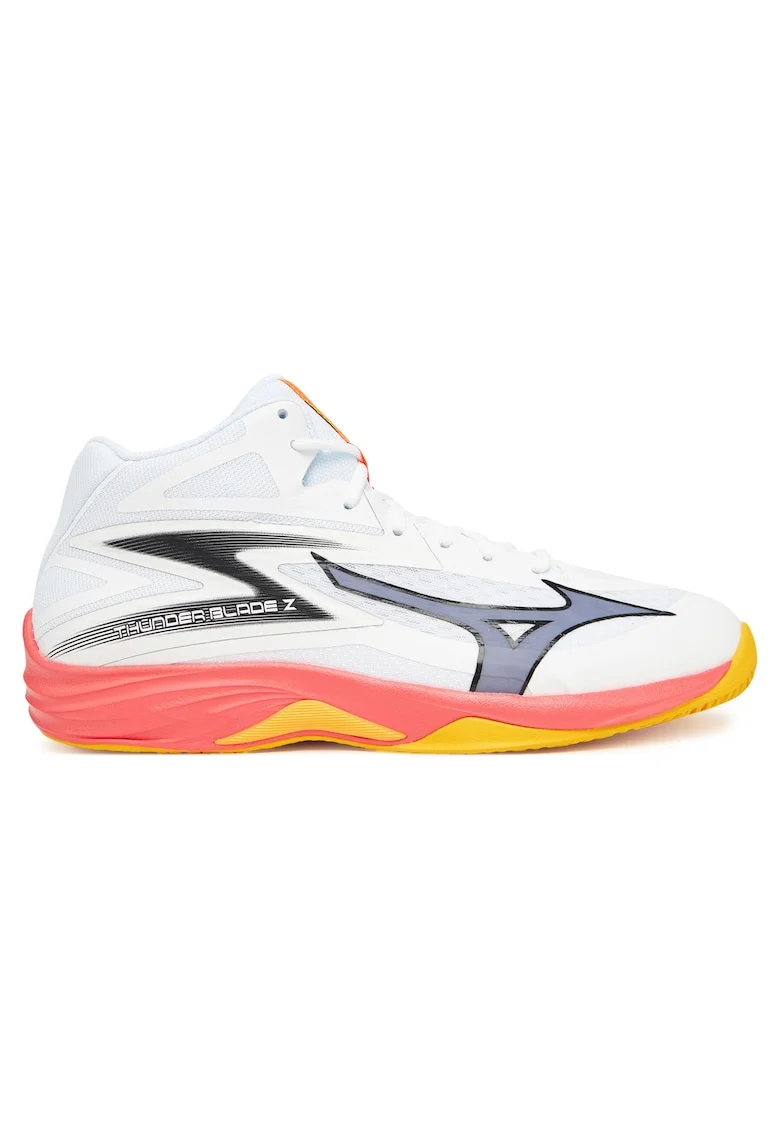 Pantofi sport barbati  Thunder Blade Z Mid, alb, piele ecologica, pentru alergare