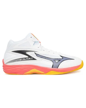 Pantofi sport barbati  Thunder Blade Z Mid, alb, piele ecologica, pentru alergare