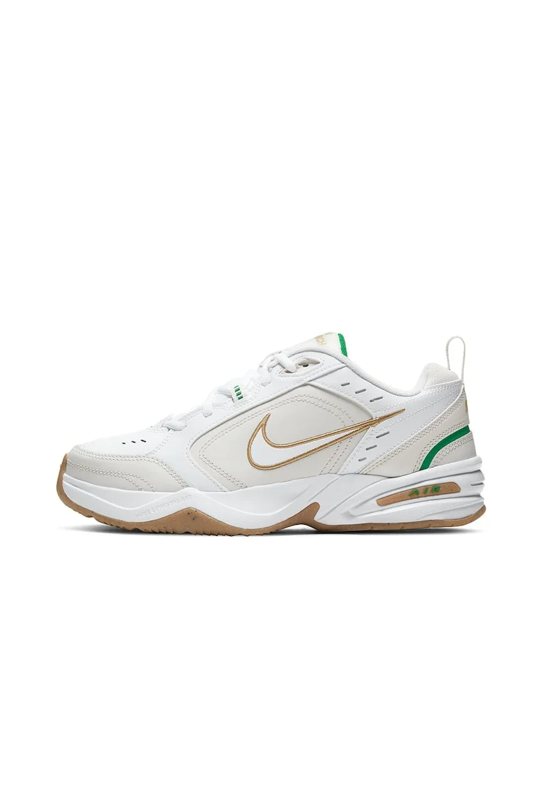 Pantofi Air Monarch IV din piele si piele ecologica pentru fitness, Alb/Verde deschis/Bej deschis