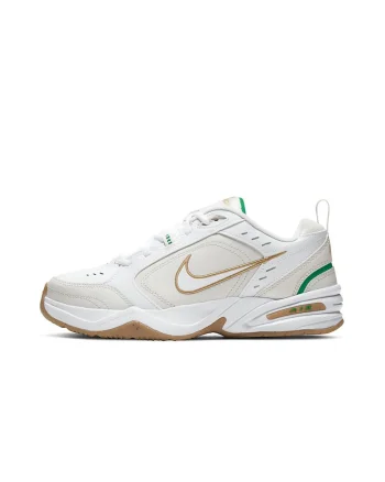 Pantofi Air Monarch IV din piele si piele ecologica pentru fitness, Alb/Verde deschis/Bej deschis