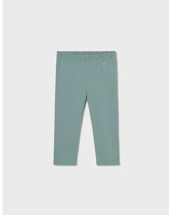 Colanti din amestec de bumbac cu talie elastica, Verde deschis