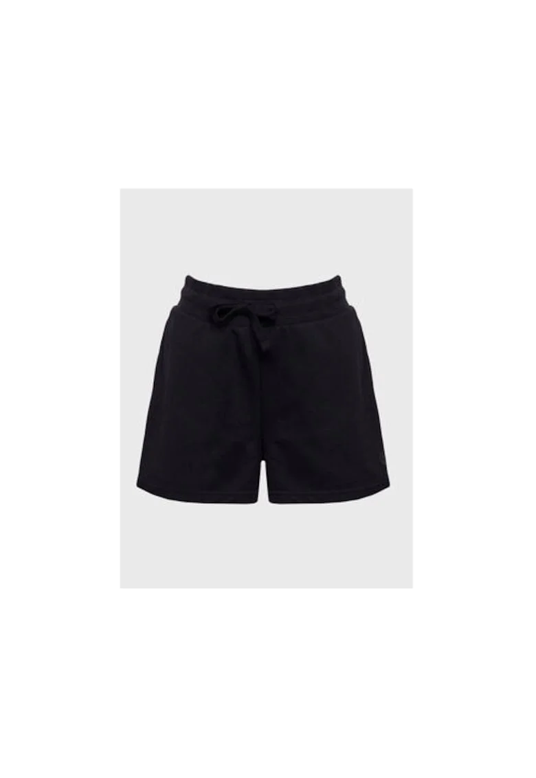 Pantaloni scurti dama,  302390854, Poliester/Bumbac, Negru, Negru