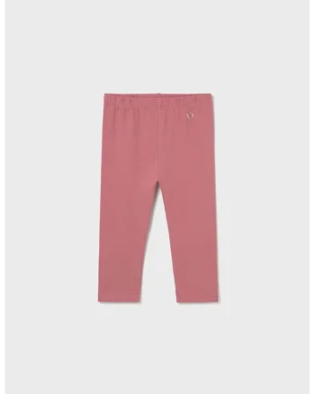 Colanti din amestec de bumbac cu talie elastica, Roz inchis