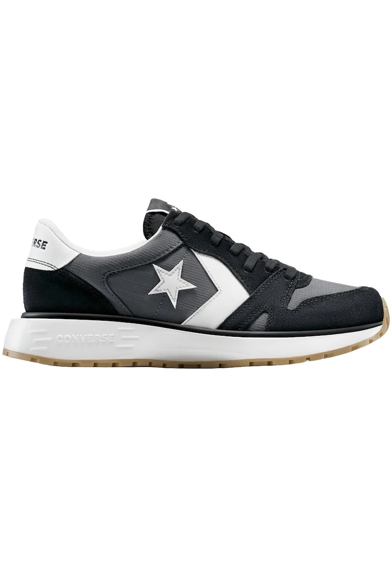 Pantofi sport cu garnituri din piele intoarsa Omni, Gri