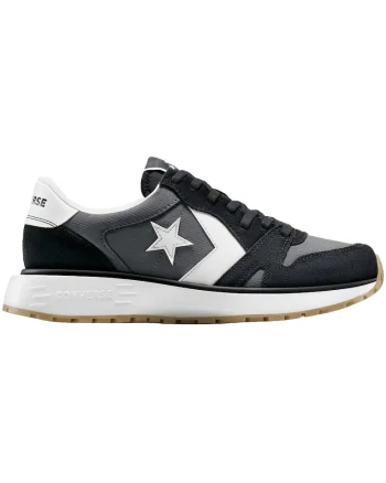 Pantofi sport cu garnituri din piele intoarsa Omni, Gri