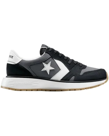 Pantofi sport cu garnituri din piele intoarsa Omni, Gri