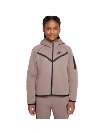 Hanorac  Sportswear Tech FL JR HV8695-214, Fete, Maro