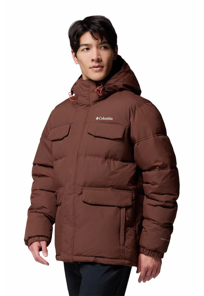 Geaca cu izolatie Landroamer Puffer, Maro inchis