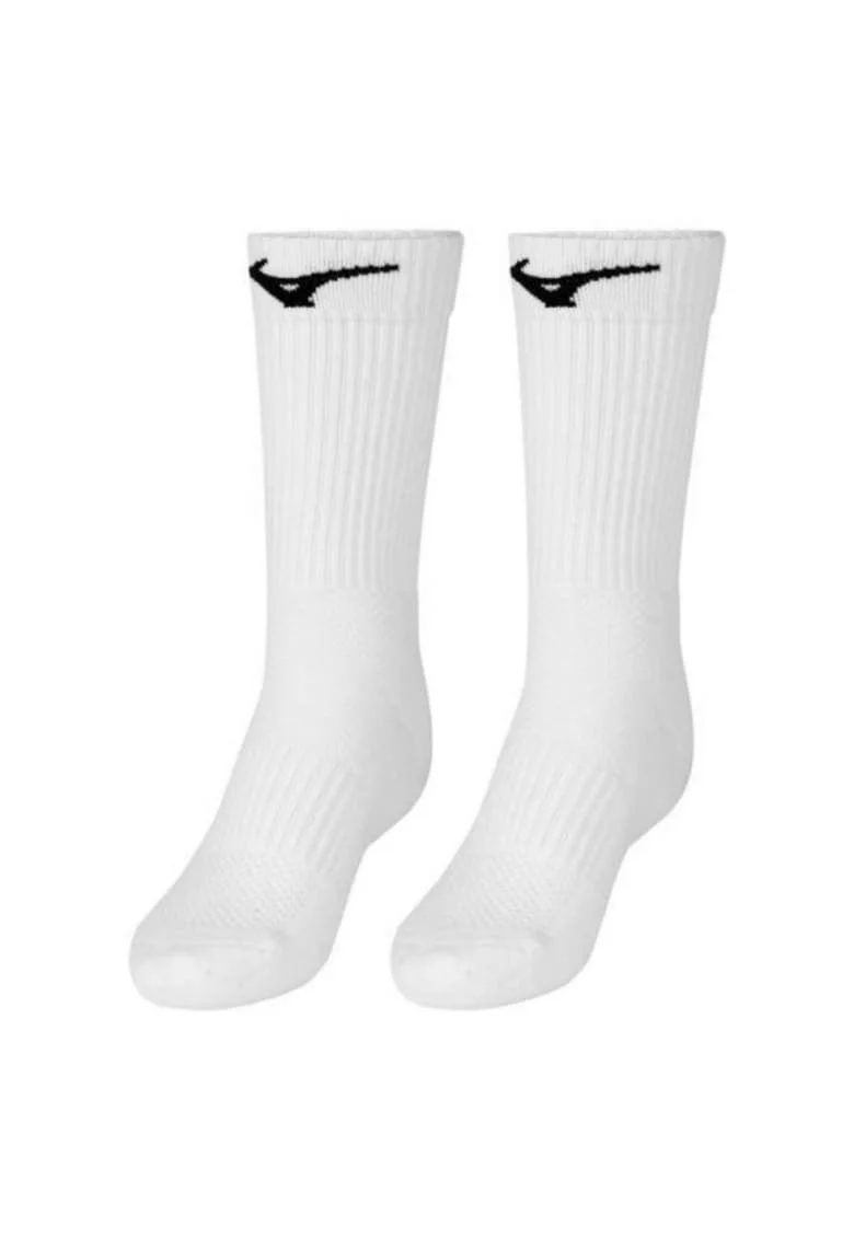 Sosete sport barbati,  Bumbac/Elastan/Nylon, Alb/Negru, Alb/Negru