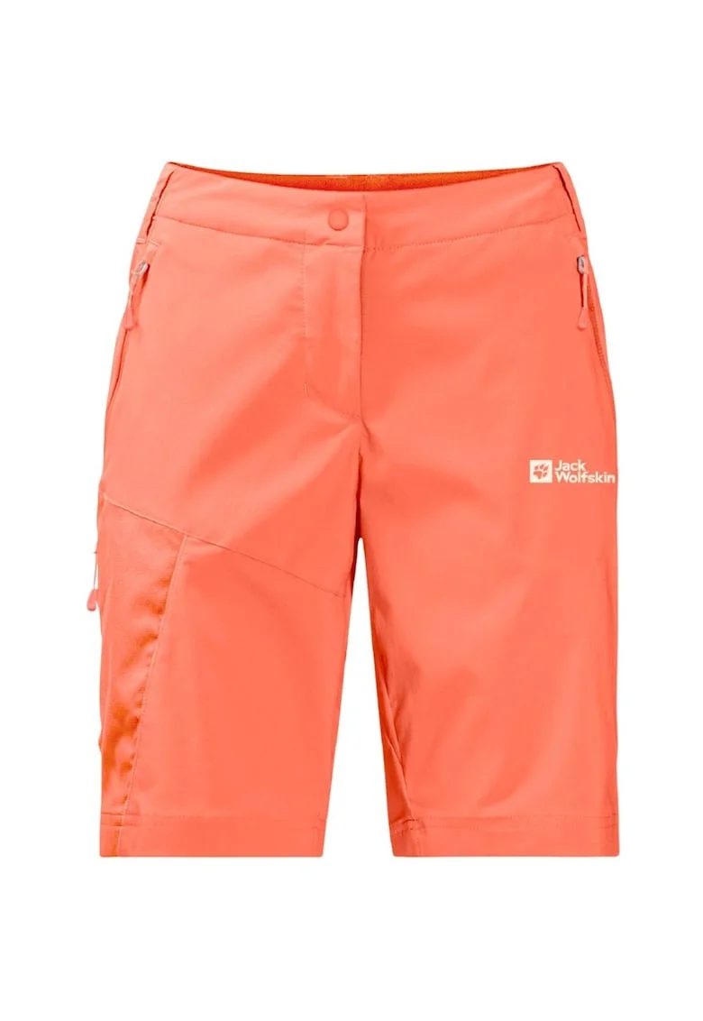 Pantaloni scurti trekking dama  Glastal-Portocaliu-