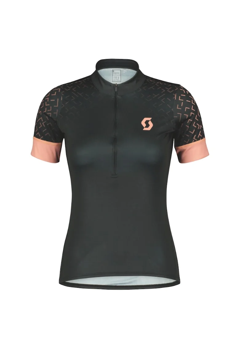Tricou ciclism dama  Endurance 20, Negru/Roz