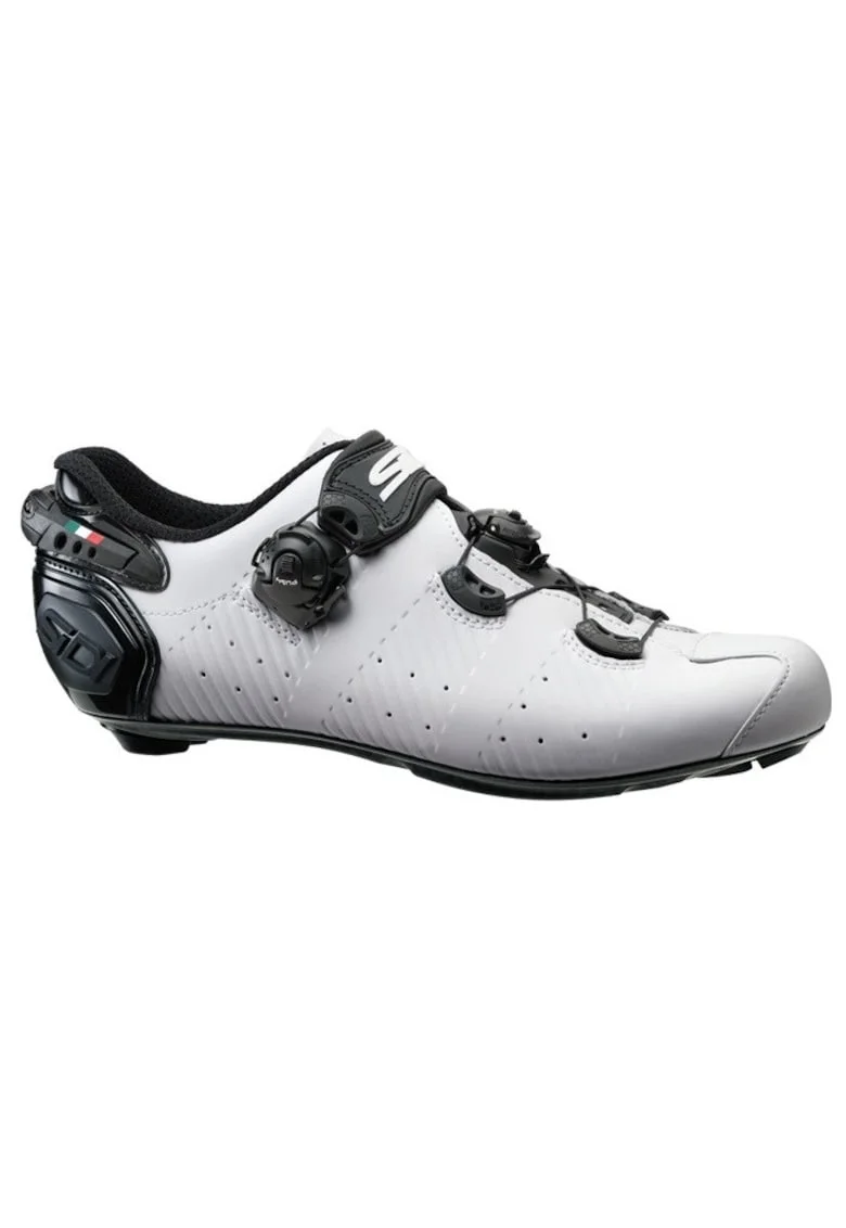 Pantofi ciclism sosea  Wire 2S-Alb/Negru-