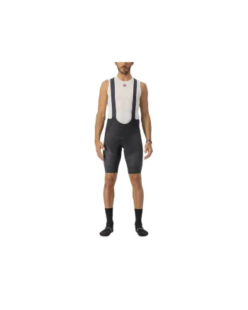 Pantaloni scurti ciclism cu bretele barbati  Superleggera-Negru-