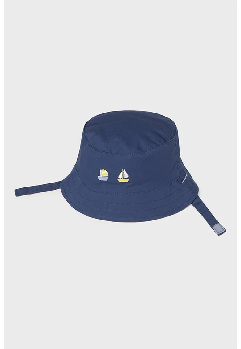 Palarie bucket reversibila, Albastru deschis/Bleumarin