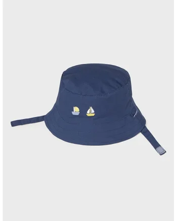 Palarie bucket reversibila, Albastru deschis/Bleumarin