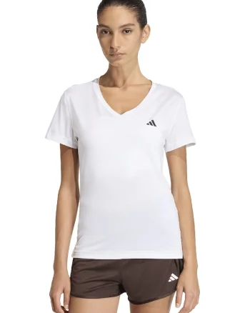 Tricou slim fit cu decolteu in V, pentru fitness Essentials