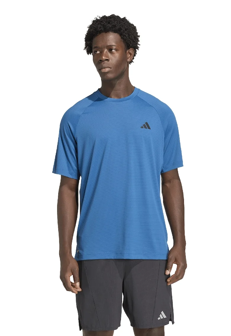 Tricou cu tehnologie ClimaCool, pentru antrenament Techess, Albastru glaciar