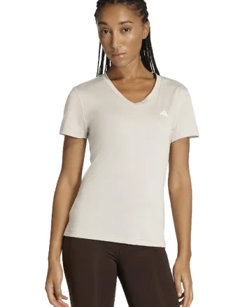 Tricou slim fit cu decolteu in V, pentru fitness Essentials