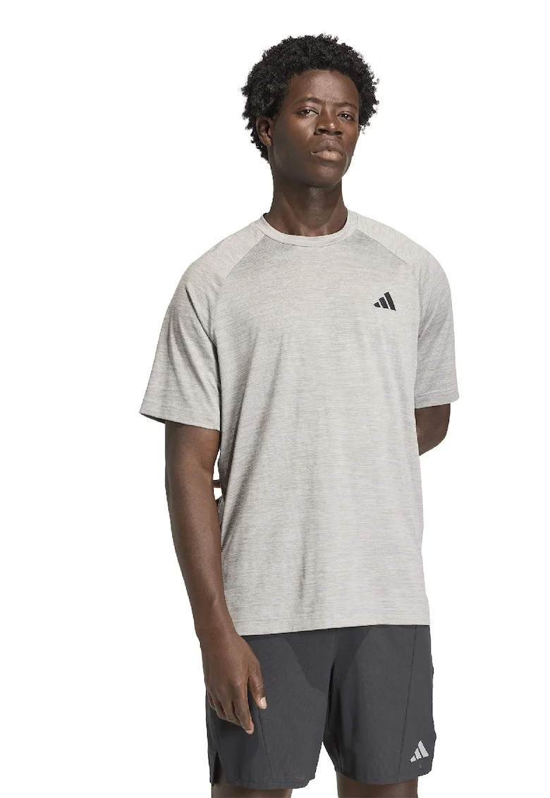 Tricou cu tehnologie ClimaCool, pentru antrenament Techess, Grej