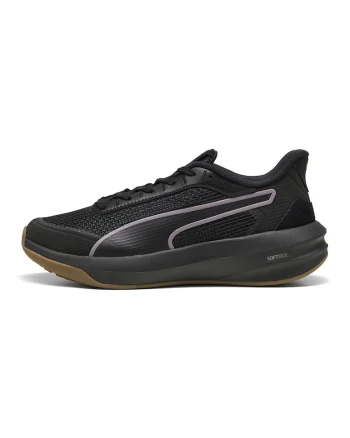 Pantofi Softride Courtney cu logo pentru alergare, Negru/Lila