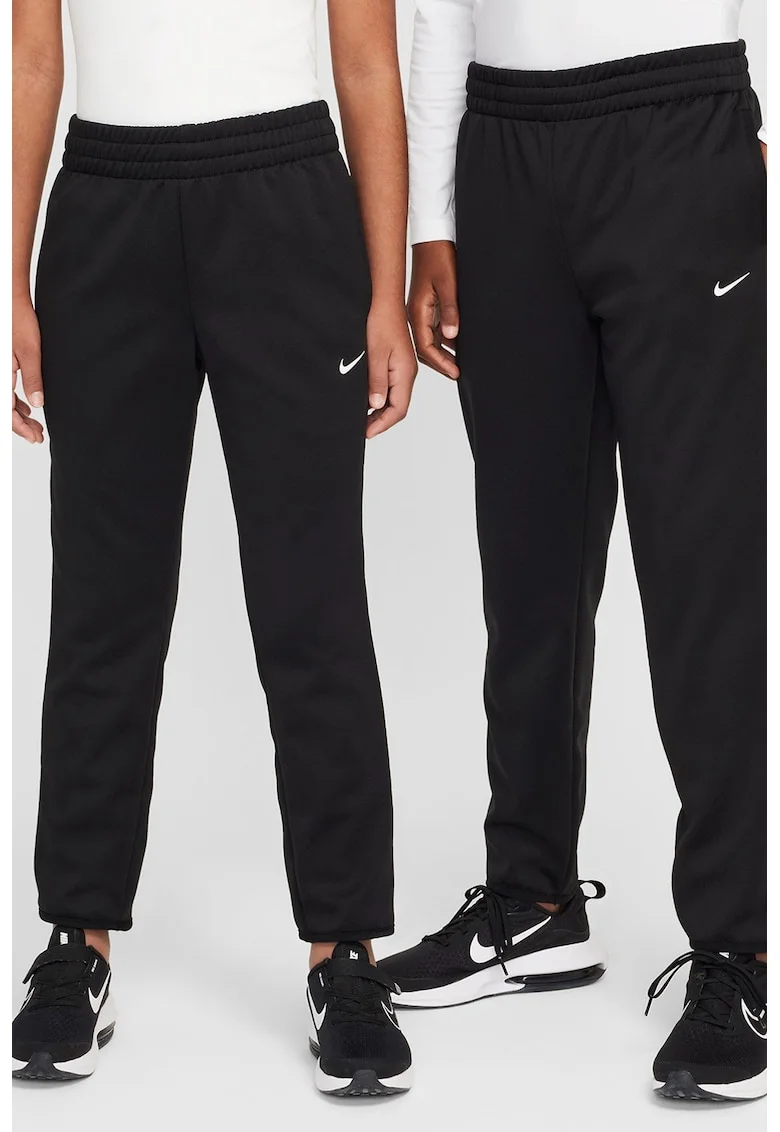 Pantaloni de trening unisex cu talie elastica, Negru